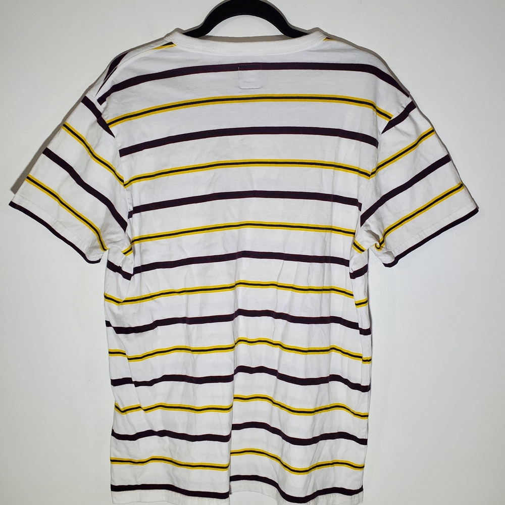 🩵 Vans Men's Striped White T-Shirt - Picture 4 of 6